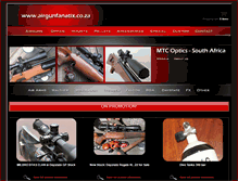 Tablet Screenshot of airgunfanatix.co.za